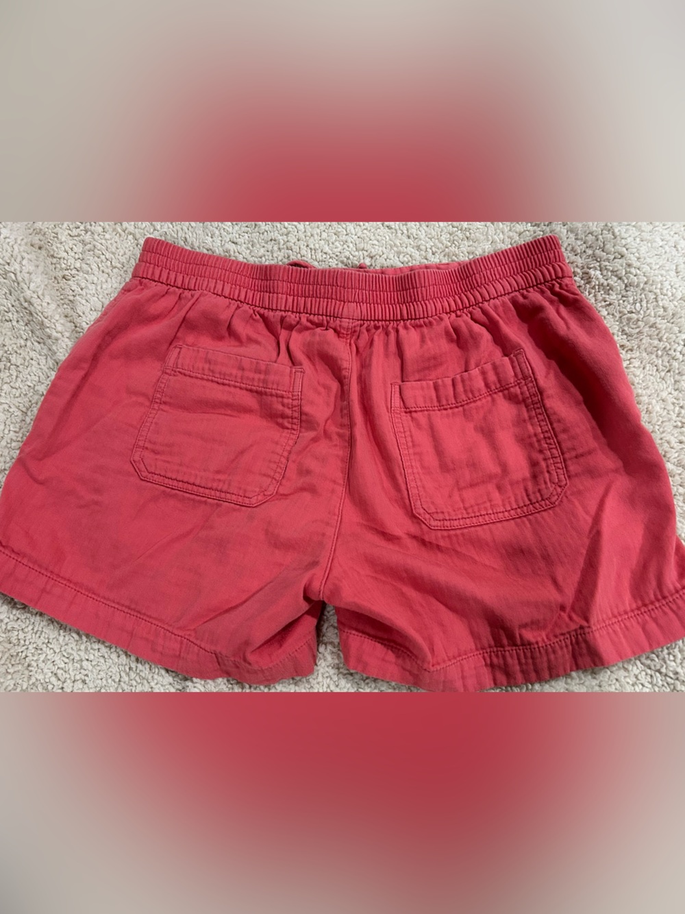 Old Navy Coral Drawstring Casual Shorts - Picture 2 of 6